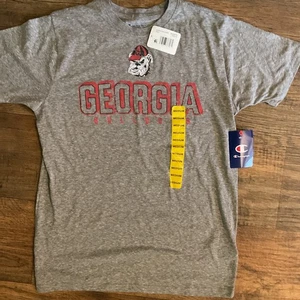 Champion graues Georgia Bulldogs kurzärmliges T-Shirt Größe Medium - Bild 1 von 2
