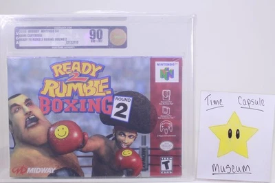 Ready 2 Rumble Boxing Round 2 Nintendo 64 N64 New 2000 Sealed VGA Graded 90 - Image 1 of 2