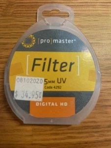 Nuevo Filtro Digital HD ProMaster 55mm Protección UV, Modelo 4292 - Imagen 1 de 2