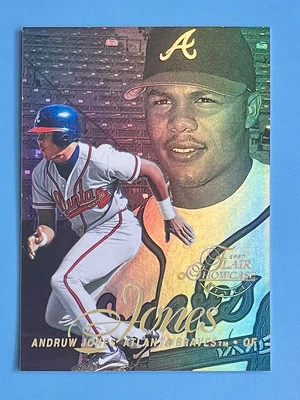 1997 Flair Showcase Andruw Jones Section 1 Row 2 Seat 1 Atlanta Braves - Image 1 of 2