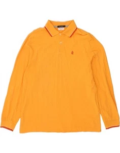 Polo uomo manica lunga MARINA YACHTING grande giallo cotone CN03 - Foto 1 di 4
