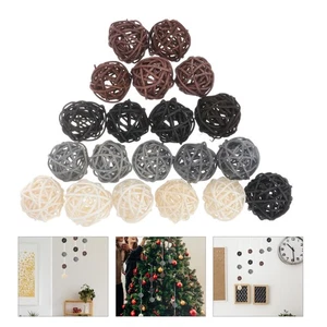 20 Pcs Christmas Pendants Ball Ornament Decorative Decoration Tree - Picture 1 of 12