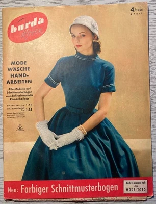 Schnittmuster + Anleitung Burda Modeheft Nr. 4 von 1953 - Image 1 of 3