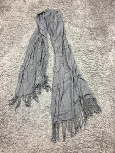 Jones New York Bufanda Viscosa Flecos Gris Ancho - Imagen 1 de 10