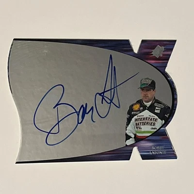 Bobby Labonte 1997 SPx #18 HOF Autograph SV9 - Image 1 of 2