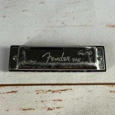 Fender Blues Deluxe Harmonica Key of C with Case Beginner Diatonic - Image 1 of 3