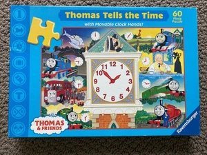 Vintage 2000 Thomas The Tank Engine Ravensburger 60 Piece Tell Time Puzzle - Picture 1 of 1