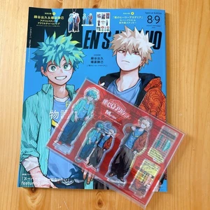 MEN's NON-NO Aug/Sep 2025 Magazine My Hero Academia Acrylic Stand & Sticker - Picture 1 of 6