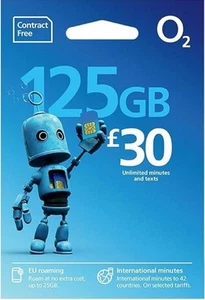 O2 Sim Cards 50 Sims Mixed £15, £20 & £30 All Mix - Zdjęcie 1 z 3