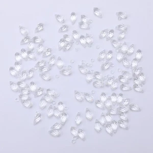 Crystal Beads for Jewelry Making 6x8mm, 100Pcs Glass Faceted - Picture 1 of 17