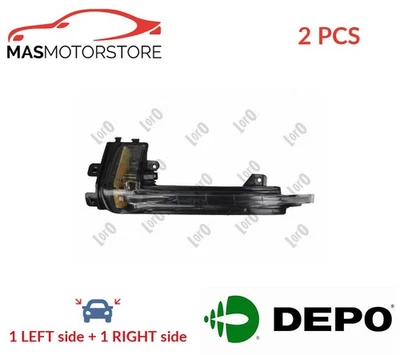 INDICATOR LIGHT BLINKER LAMP PAIR EXTERIOR MIRROR FRONT LORO 003-18-861 2PCS P - Image 1 of 4
