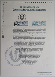 Document Philatélique 1er Jour : 50 2014 - Compagnies Républicaines de Sécurité - Imagen 1 de 1