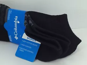 Women's COLUMBIA Socks, Black Low Cut COTTON Socks - 2 Pack - MSRP $20 🎾⛳️🎒⛵️ - Bild 1 von 11