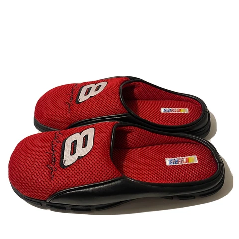 NASCAR Slippers #8 Dale Earnhardt Jr. House Shoes Men's Size 12 NWT Cover