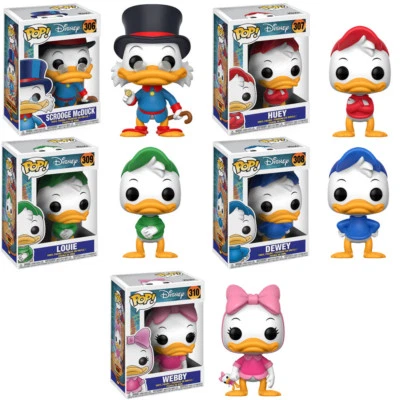 DuckTales Entenhausen 5 Figuren Set Disney POP! #306 - #310 Vinyl Figur Funko - Bild 1 von 4