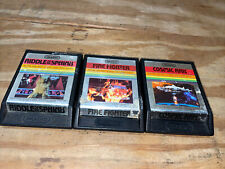 3 Imagic Atari 2600 Games - Cosmic Ark, Riddle of the Sphinx & Fire Fighter!