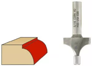 Broca de enrutador redonda de esquina de acero de alta velocidad Vermont American 22087 de 3/8 pulgadas - EE. UU. - Imagen 1 de 2