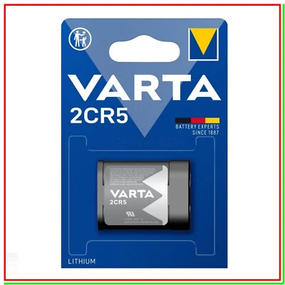 VARTA 2CR5 Batteria Pila 245 EL2CR5 2CR5R litio 6v lithium Foto Photo Flash