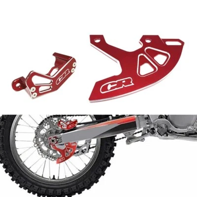 Rear Brake Disc Guard + Brake Caliper Cover For HONDA CR125/R CR250/R 2002-2008 - Image 1 of 4