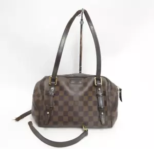 Authentic Louis Vuitton Damier Ebene Rivington PM Shoulder Bag #39450 - Picture 1 of 24