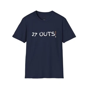 27 Outs , New York Sports Fan T-Shirt, Baseball fan gift - Picture 1 of 9