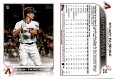 Stuart Fairchild 2022 Topps Baseball Card 163  Arizona Diamondbacks