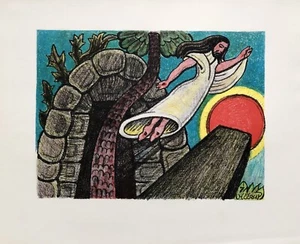 HENRY HEERUP 1907-1993 FIGURENKOMPOSITION MODERN SCANDINAVIAN ART LITHOGRAFIE - Picture 1 of 10