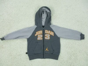 Nike Air Jordan Sweater Extra Small 3-4 Youth Gray Hoodie Airman #23 Toddler Boy - Picture 1 of 9