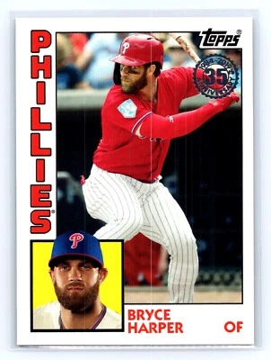 2019 Topps Update #84-38 Bryce Harper 1984 Topps Baseball - Image 1 of 2