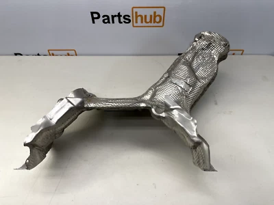 2020 PORSCHE PANAMERA TURBO S E-HYBRID DOWNPIPE EXHAUST HEAT SHIELD - Image 1 of 4
