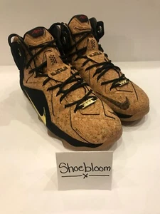 Nike LeBron XII 12 Ext Cork Championship Zigarre LeBron James PE Größe 10 brandneu in Verpackung - Bild 1 von 7
