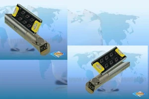 Barra di alesatura 93° A25R SDUTR/L 11 con IK + 10x ERAX Tools DCMT 11T308HMP ER5165 - Foto 1 di 3