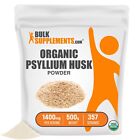 BulkSupplements Organic Psyllium Husk Powder - Fiber Supplement