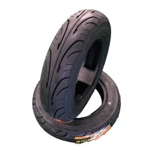 5A02 130/70-12 Set OF 2 Scooter Tubeless Tire 56L Front/Rear Motorcycle/Moped - Picture 1 of 5