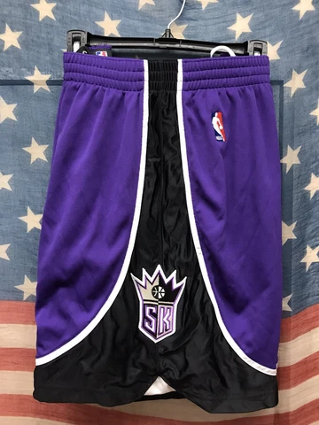 adidas Sacramento Kings Team Issued Players Worn Game Used Basketball Shorts L Cover