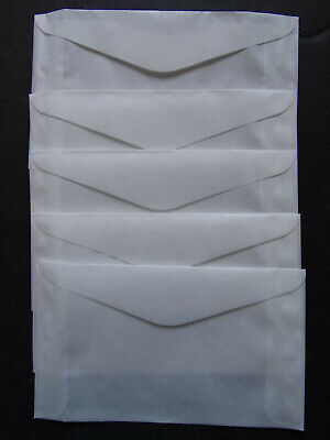 5 Guardhouse #3 Glassine Stamp Envelopes 2 1/2'' X 4 1/4'' • 1.55£