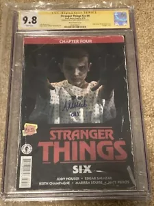 Stranger Things 4 SS Signed CGC Millie Bobby Brown Dark Horse Comics Eleven - Picture 1 of 3