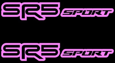1 par de calcomanías de vinilo personalizadas Toyota SR5 Sport Outline varios colores y tamaños Foto 1 de 4