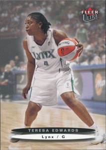 2003 Fleer Ultra WNBA Teresa Edwards Rookie #117 Georgia Minnesota Lynx