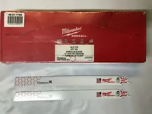 Milwaukee 100 Pack 12" Torch Sawzall 18 tpi Metal Blades 48-01-7789 2 DAY SHIP - Picture 1 of 1