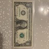 2013 $1 One Dollar Bill Fancy Serial Number “Very Cool” lucky eights