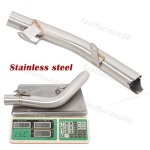 For Suzuki GSXR600 GSX-R750 2011-2023 Exhaust Mid Link Pipe Connect Tube Steel - Picture 1 of 9