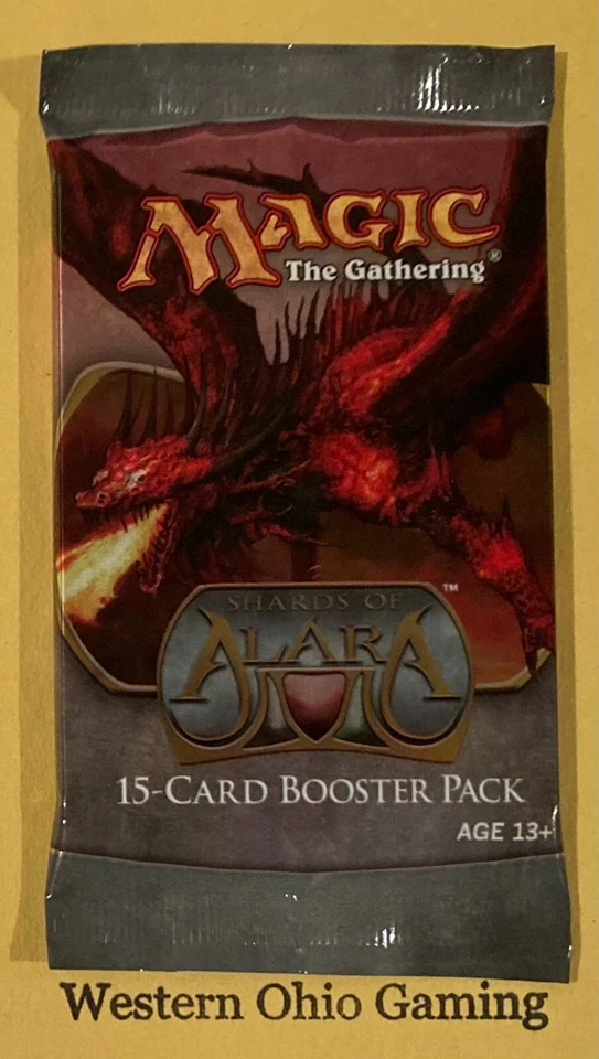 Magic The Gathering Shards of Alara Booster Pack NEW MTG Hellkite Overlord Art - Image 1 of 1