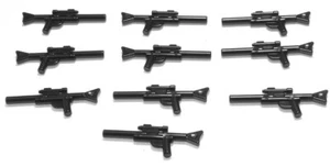 LEGO Star Wars - 10 Blaster lang schwarz / Waffen Gewehre / 57899 NEUWARE - Bild 1 von 1