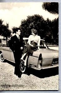 Girl & Car Motori Idillio Motorizzato Auto Fiat PC Circa 1950 Vera Foto - Imagen 1 de 1
