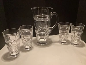 Vintage. 4-Kristall Becher 5 7/8” & 52 oz Krug-10 1/4” Makryl Kristall-Dresden - Bild 1 von 24