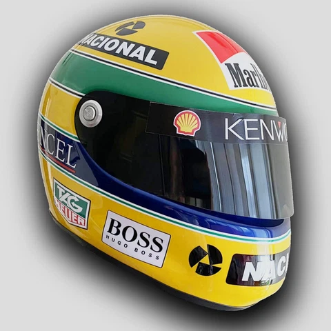 AYRTON SENNA 1993 HELMET (SCALE 1/1) BRAND NEW FULL SIZE REPLICA Cover