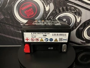 NEW Genuine Mercedes-Benz W213 E-Class Auxiliary Battery 12v/10AH A0009829508 - Picture 1 of 11