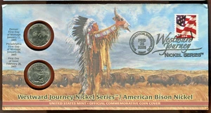 2005 Westward Journey American Bison First Day Cover US Mint Set | Free Shipping - Picture 1 of 5