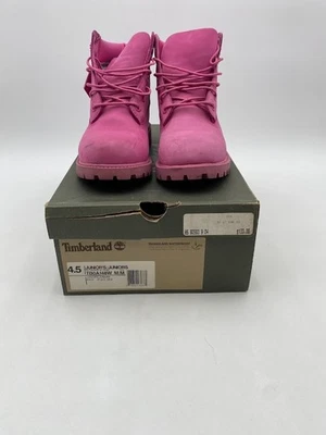 Botas Timberland Juniors 4.5 6IN PREMWP BT Rosa Foto 1 de 4